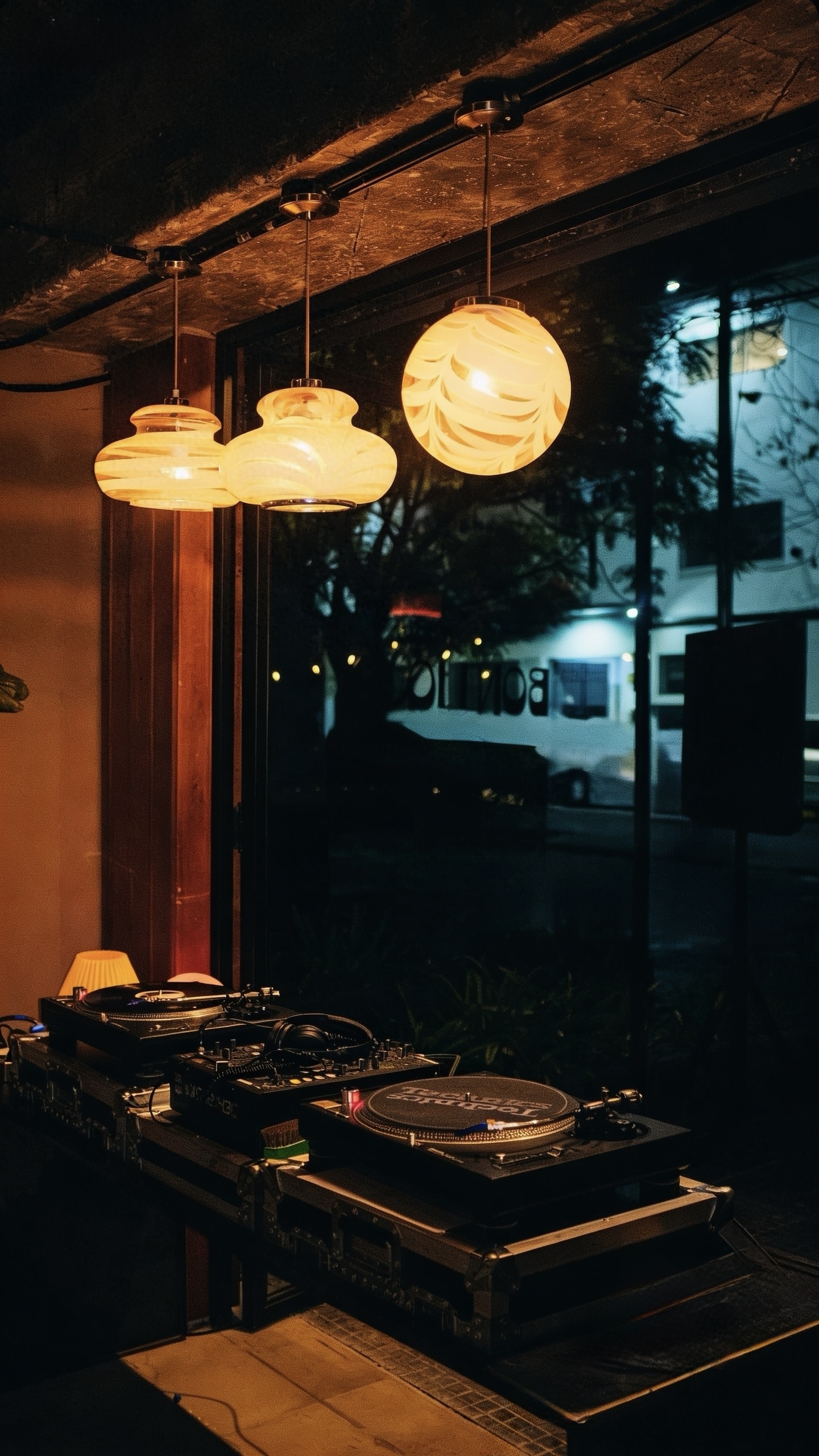 Setup de noche en Bon Lio, Buenos Aires